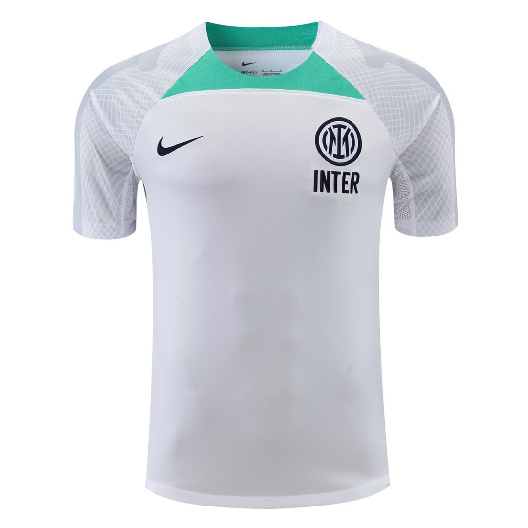 Inter Milan Soccer Training Jersey Replica  White 2022/23 Mens