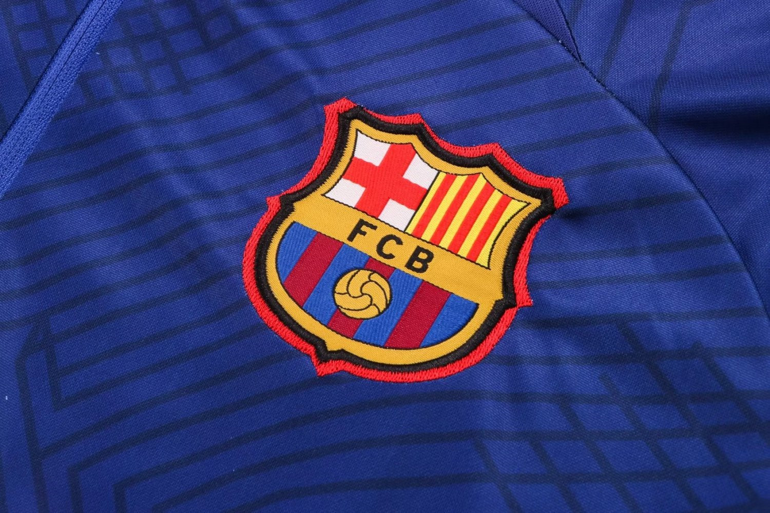 Barcelona Soccer Training Suit Replica Blue 3D 2022/23 Mens