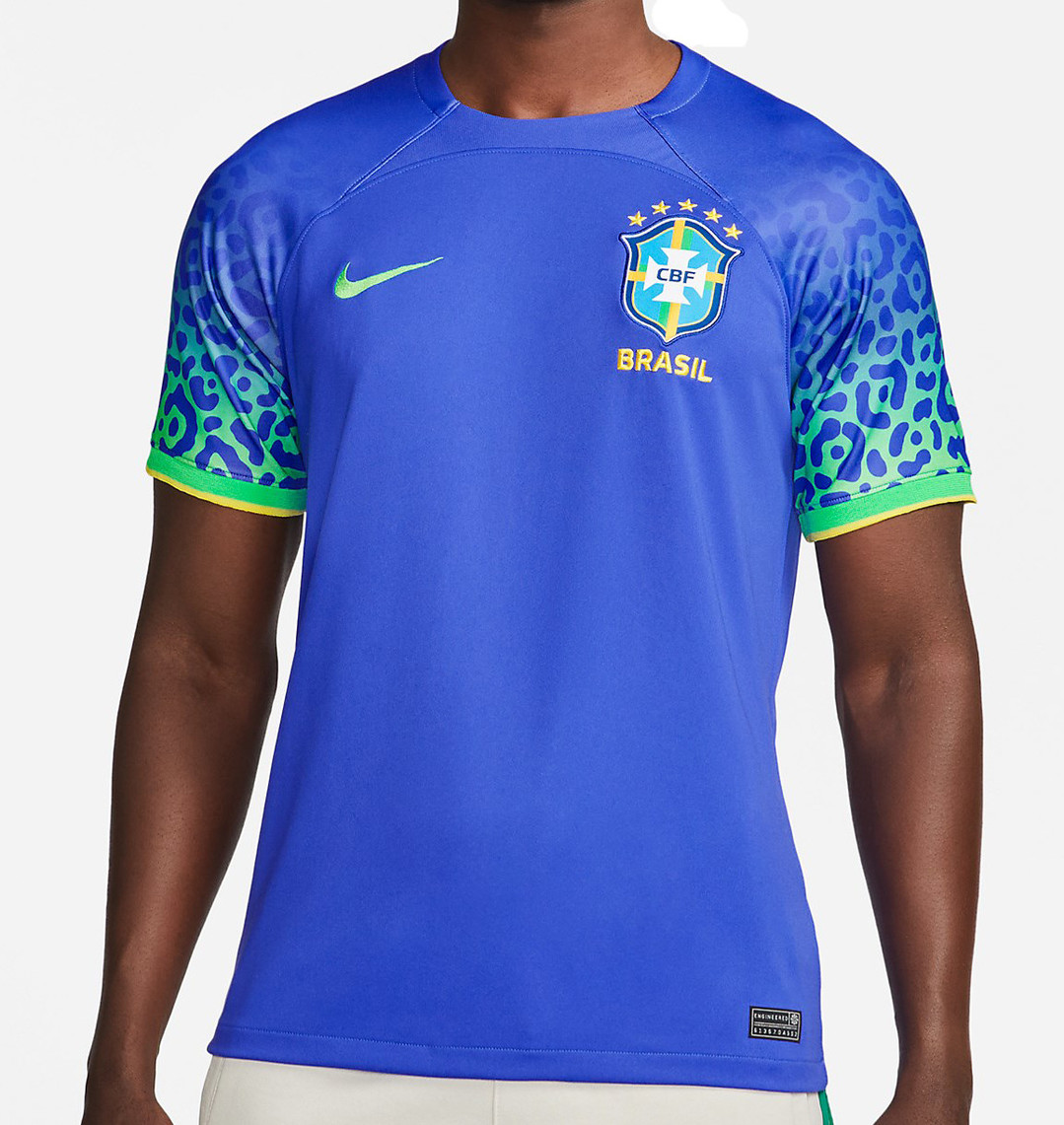 Brazil Soccer Jersey Replica Away 2022 Mens