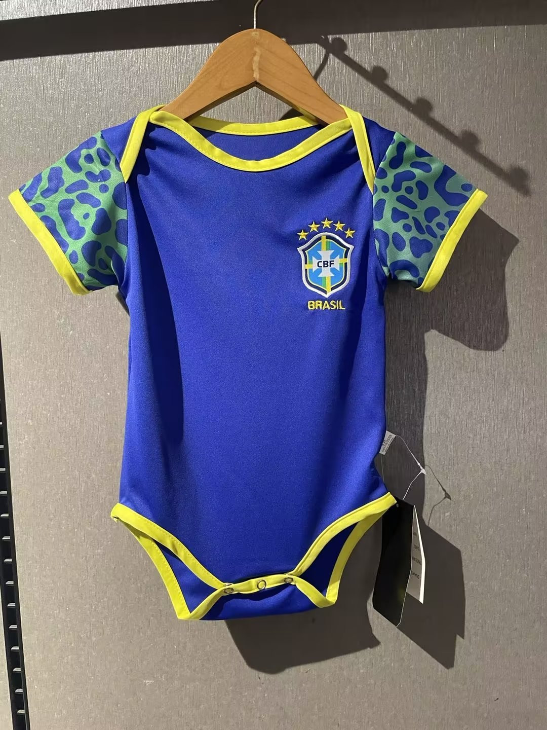 Brazil Soccer Jersey Replica Away Baby Infant 2022