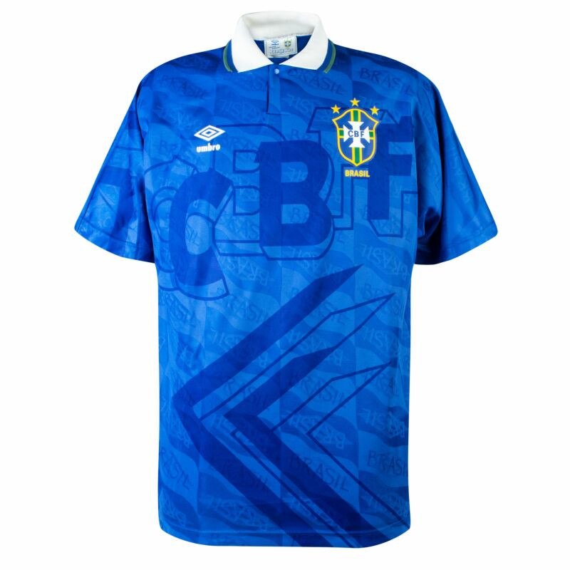 Brazil Soccer Jersey Replica Away 1992 Mens (Retro)