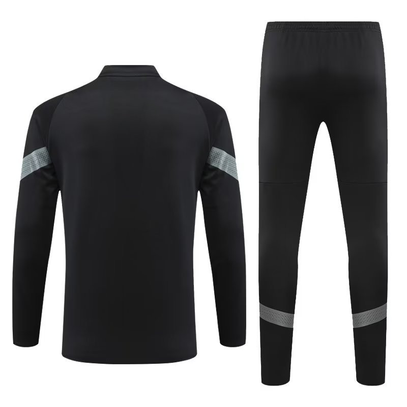 AC Milan Soccer Training Suit Replica Black 2021/22 Men's