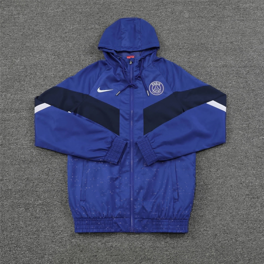 PSG All Weather Windrunner Soccer Jacket Blue 2022/23 Men's