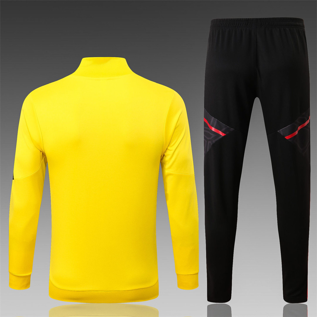 Flamengo Soccer Jacket + Pants Replica Yellow 2022/23 Youth