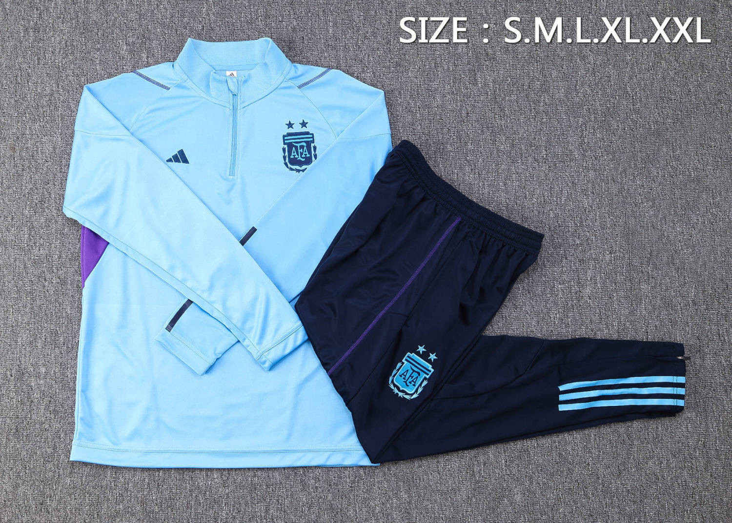 Argentina Soccer Training Suit Replica Sky Blue 2022/23 Mens