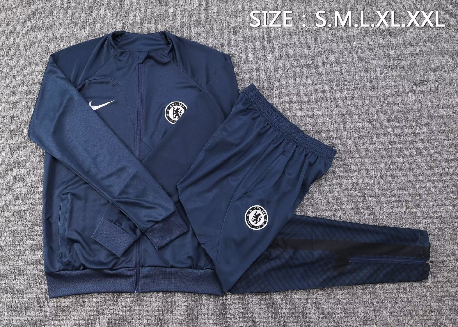 Chelsea Soccer Jacket + Pants Replica Royal 2022/23 Mens