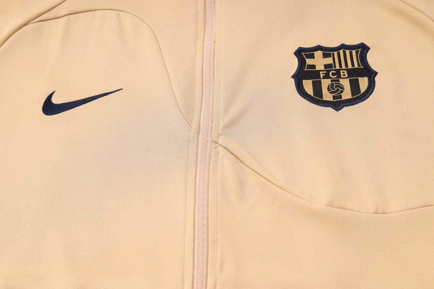 Barcelona Soccer Jacket + Pants Replica Apricot 2022/23 Mens