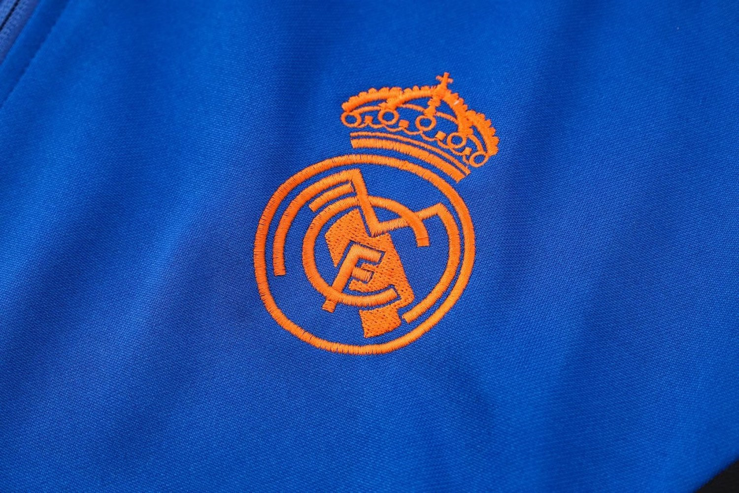 Real Madrid Soccer Jacket + Pants Replica Blue 2022/23 Mens