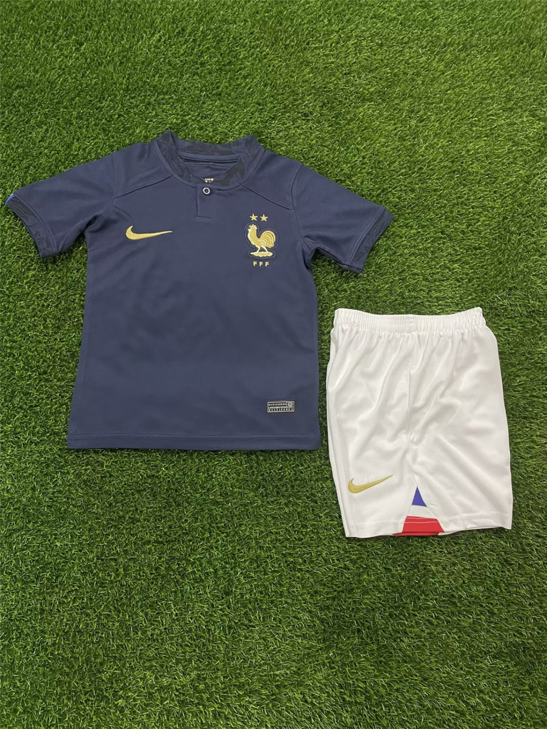 France Soccer Jersey + Short Replica Home 2022 Youth