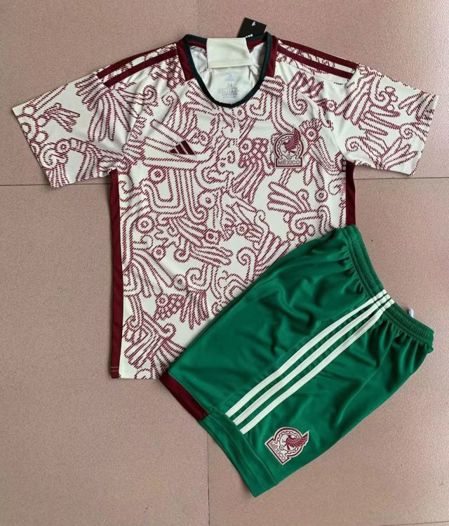 Mexico Soccer Jersey + Short Replica Away 2022 Youth