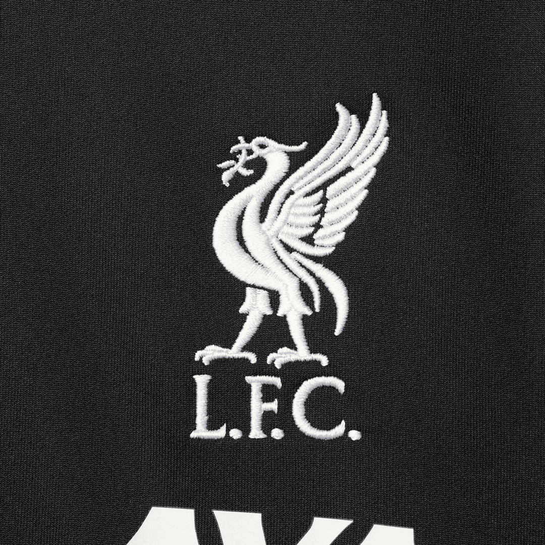 Liverpool Soccer Jacket Replica Black/Hyper Turquoise/White 2020/21 Kids