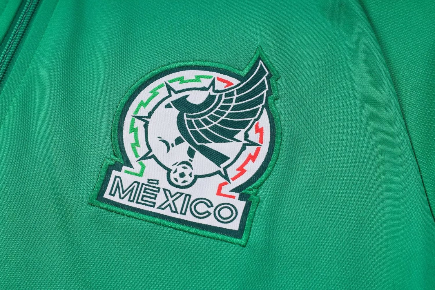 Mexico Soccer Jacket + Pants Replica Green 2022 Mens