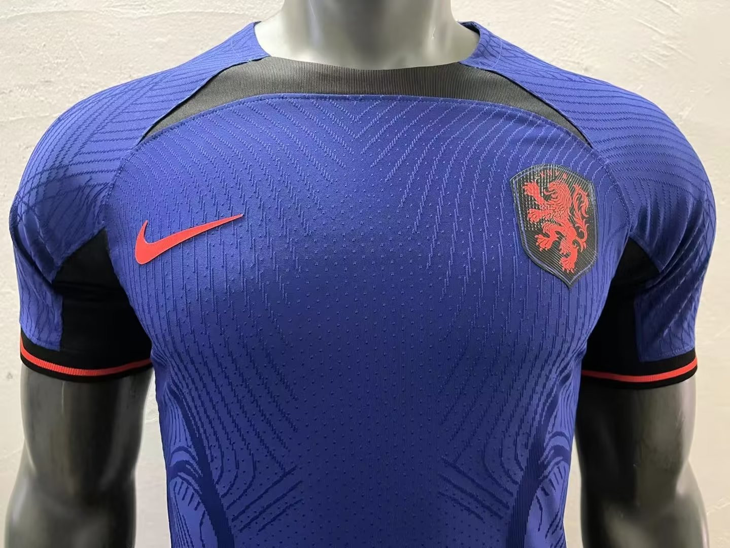 Netherlands Away Soccer Jersey Replica 2022 Mens (Player Version)
