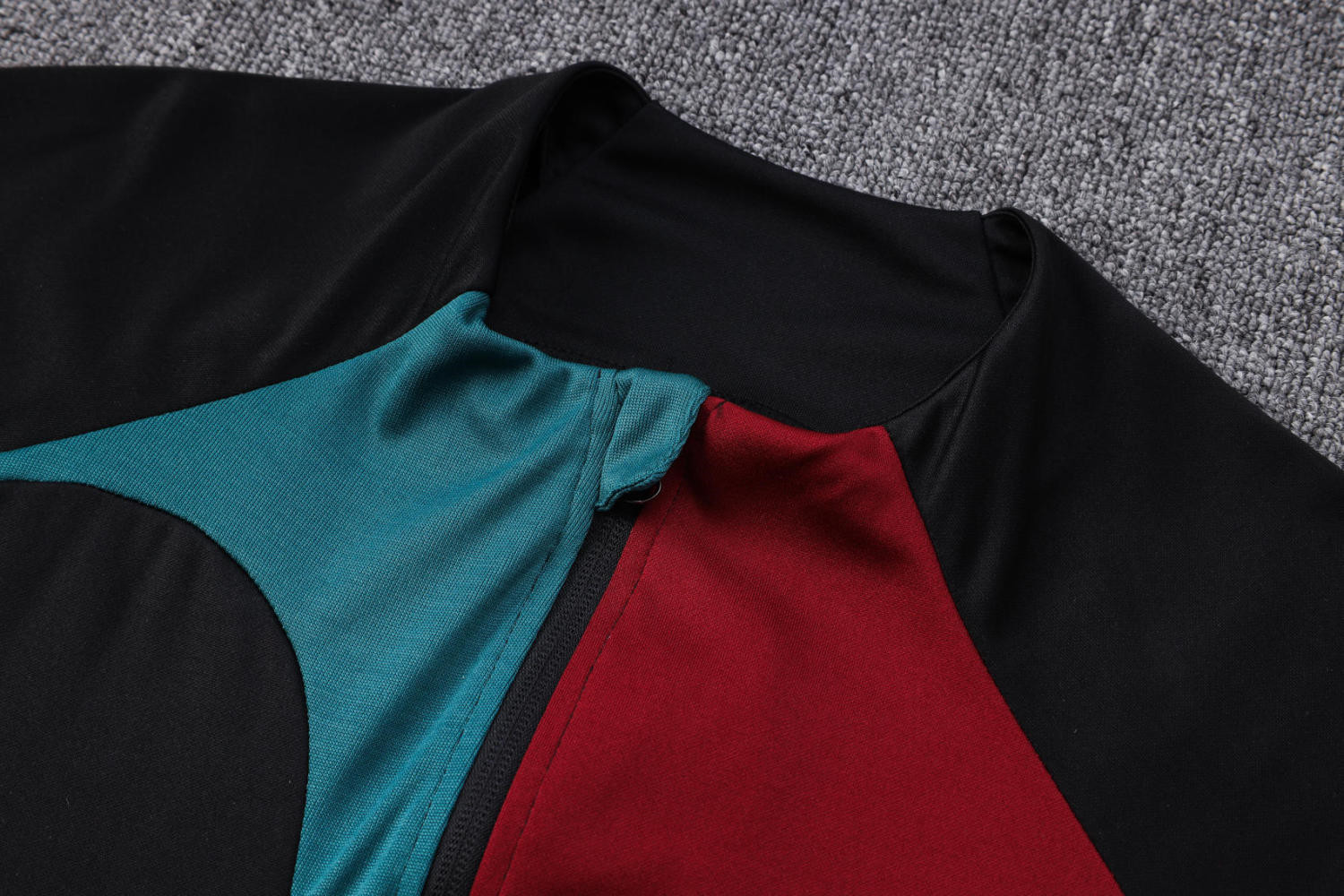 Portugal Soccer Jacket + Pants Replica Black 2022 Mens