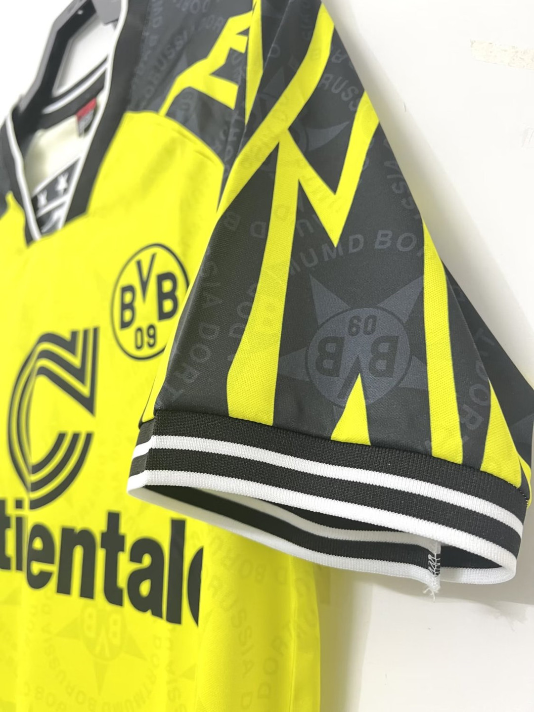 Borussia Dortmund Soccer Jersey Replica Retro Home 1994/95 Mens