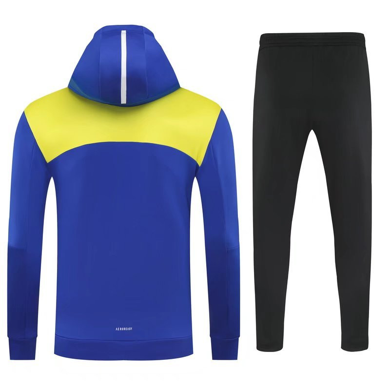 Juventus Soccer Training Suit Jacket + Pants Hoodie Blue Mens 2021/22