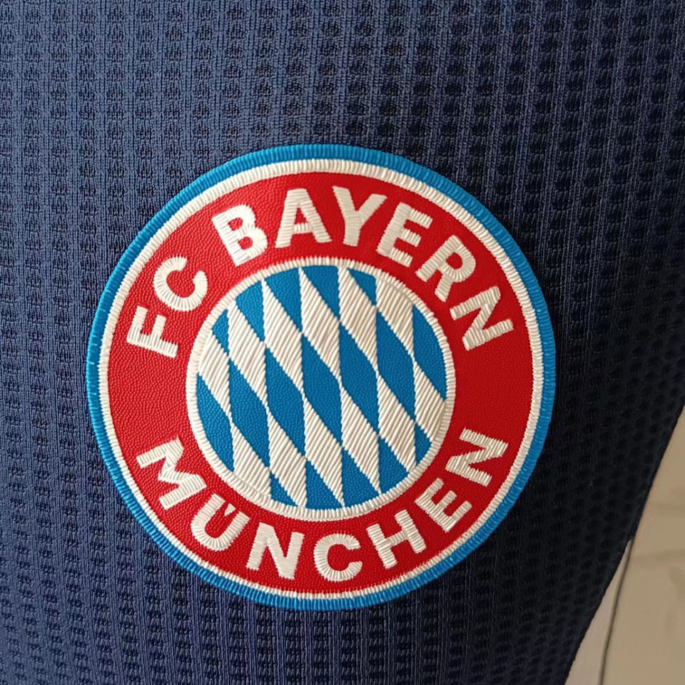 Bayern Munich Soccer Jersey Replica Retro Style Teamgeist Blue Mens 2022 (Player Version)