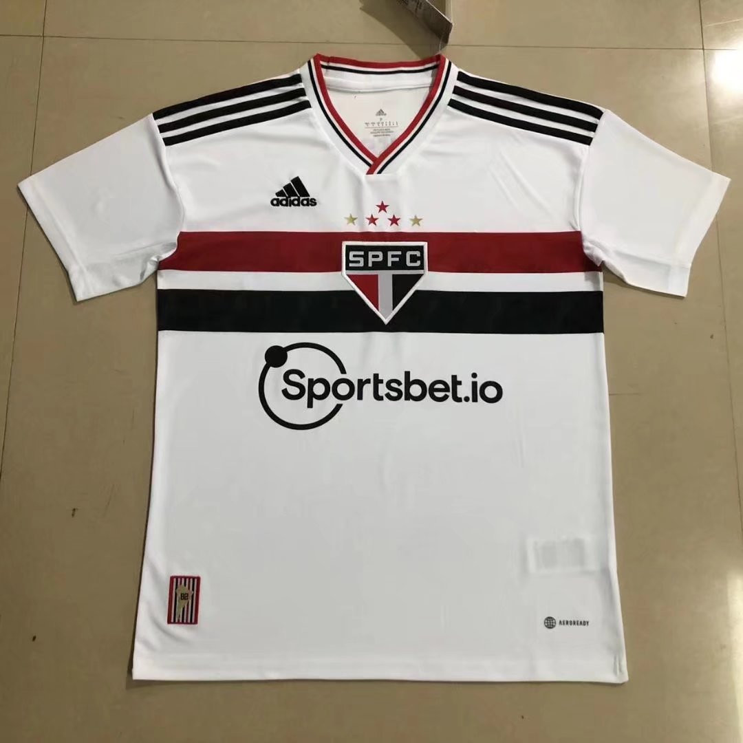 Sao Paulo FC Soccer Jersey Replica Home Mens 2022/23