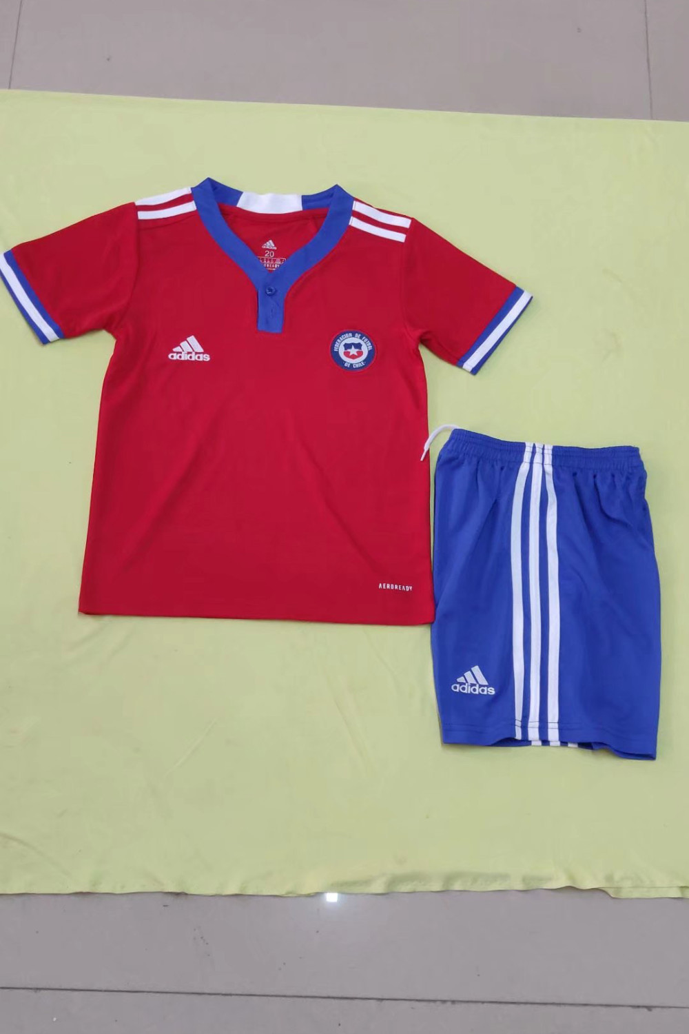 Chile Soccer Jersey + Short Replica Home Youth 2022