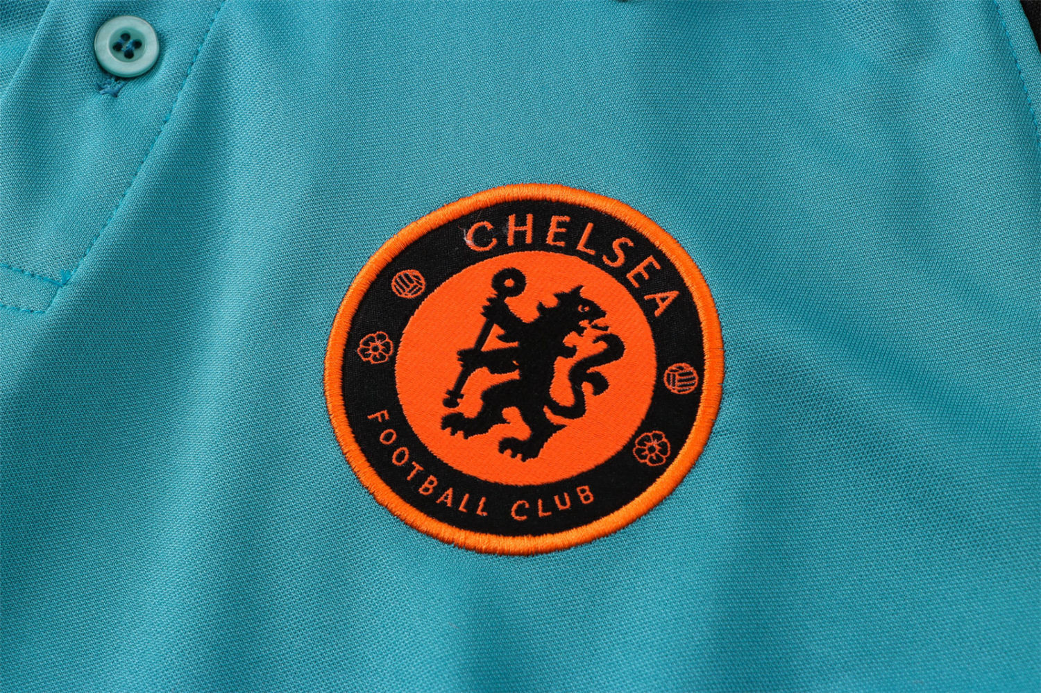 Chelsea Soccer Polo Jersey Replica Green - Black Mens 2021/22