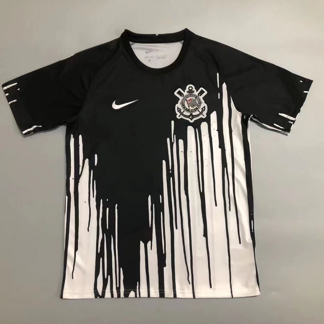 Corinthians Soccer Training Jersey Replica Black Mens 2022/23