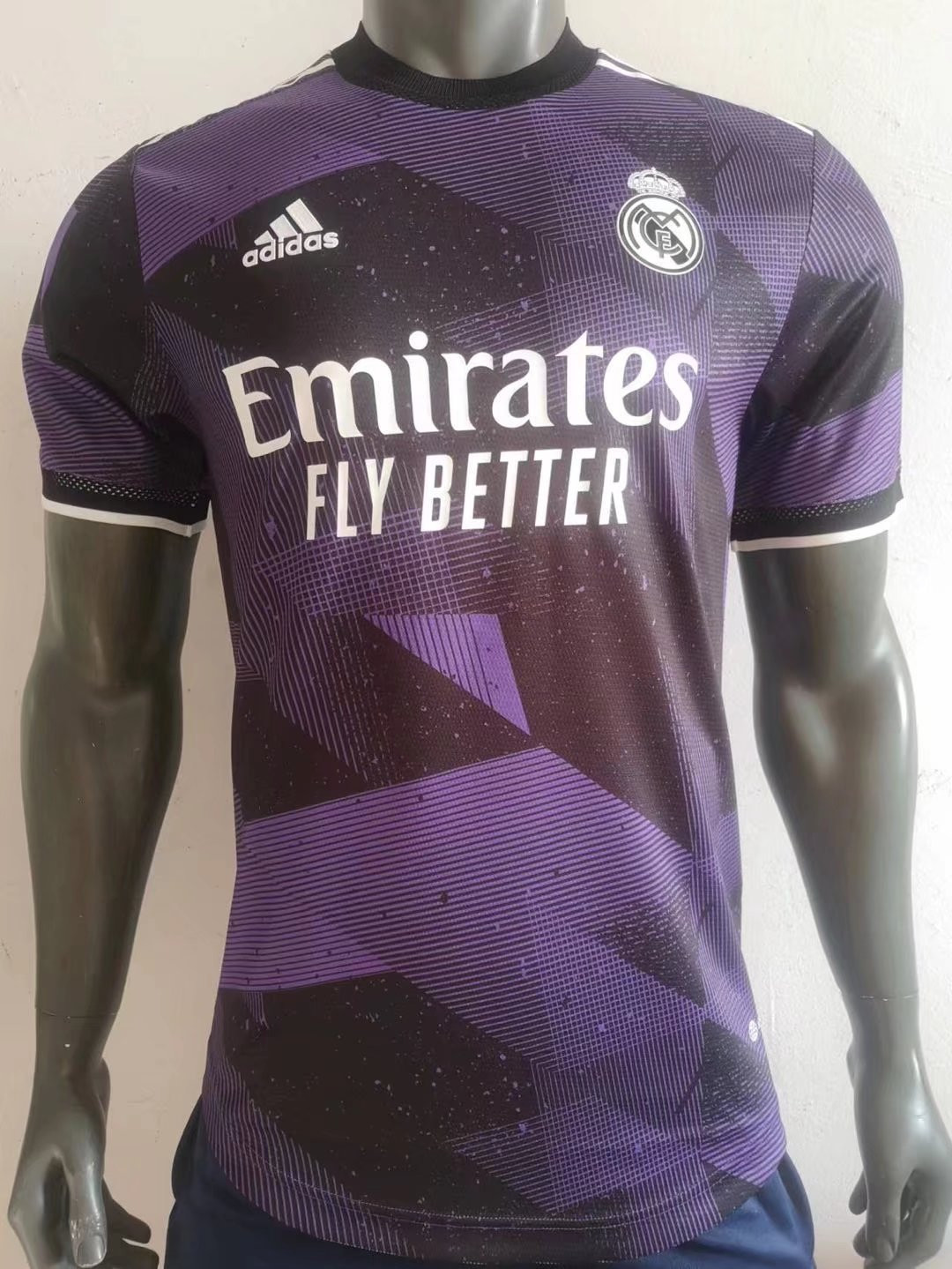 Real Madrid Soccer Jersey Replica Special Edition Purple Mens 2022/23 (Match)