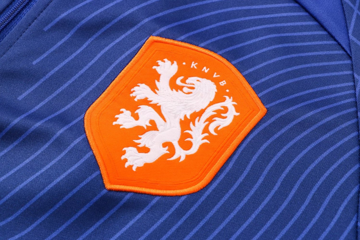 Netherlands Soccer Training Suit  Blue Mens 2022