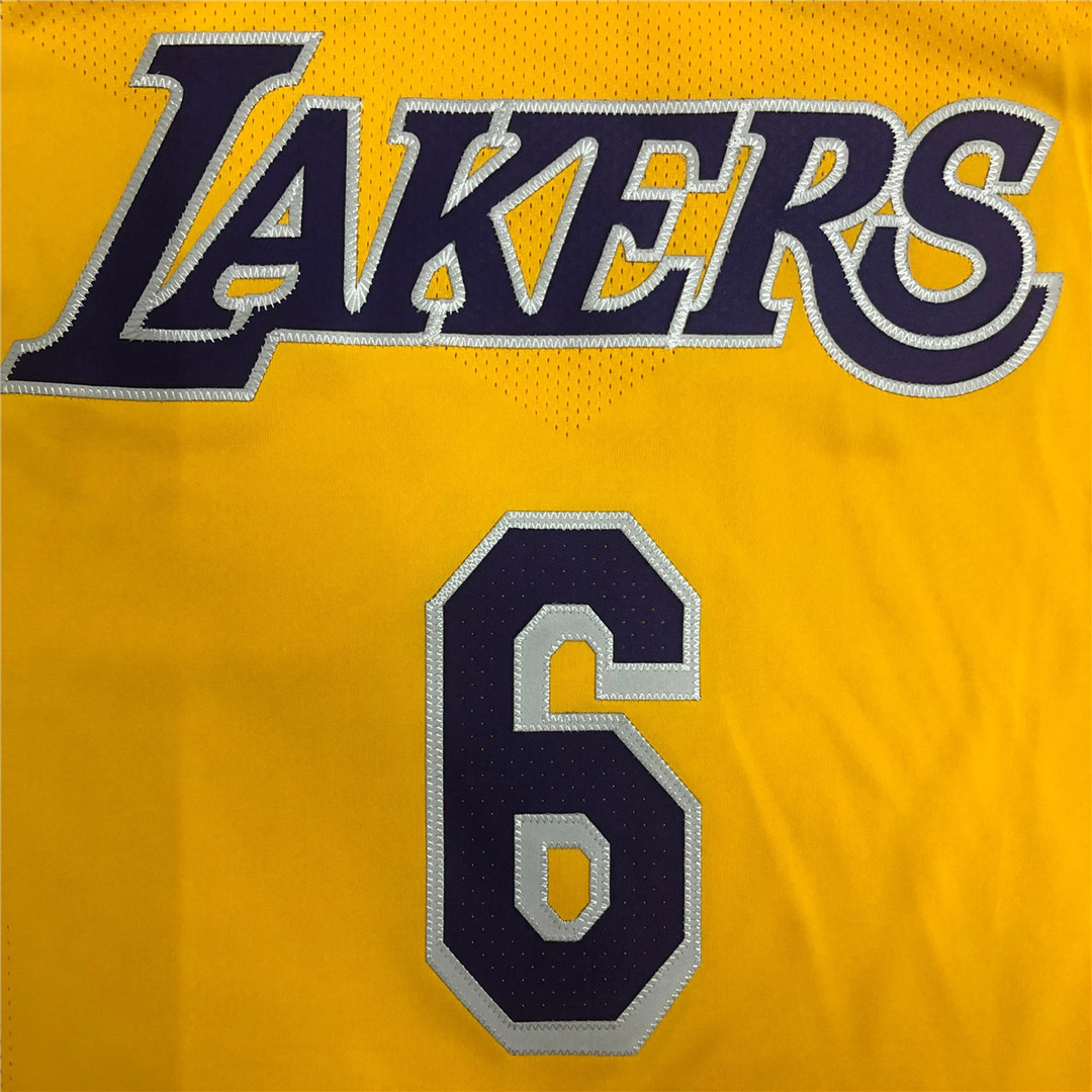 Los Angeles Lakers Jersey 75th Anniversary Diamond Gold Mens 2022 Icon Edition