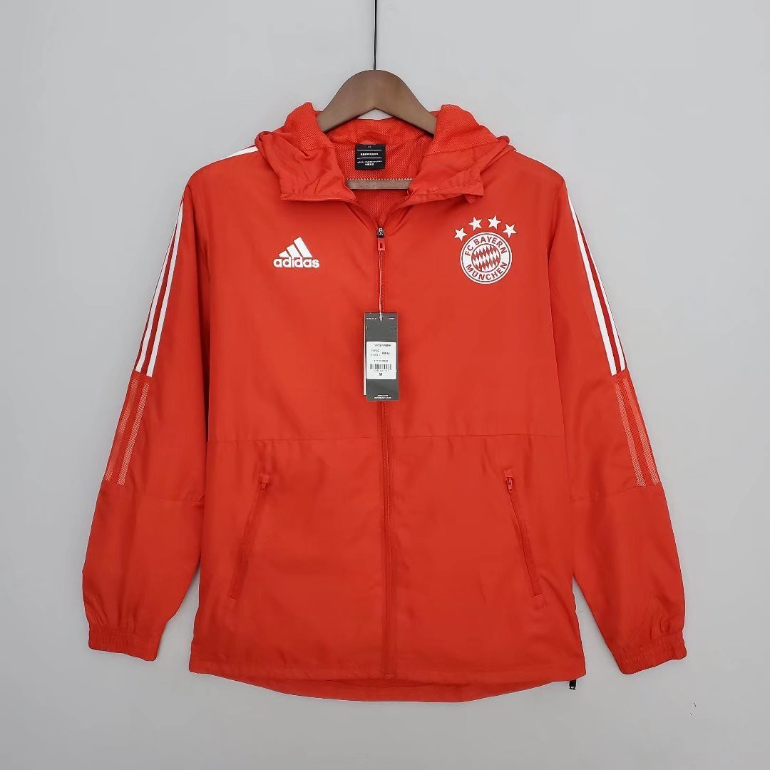 Bayern Munich Soccer Windrunner Jacket Red Mens 2022/23, Wholesale ...