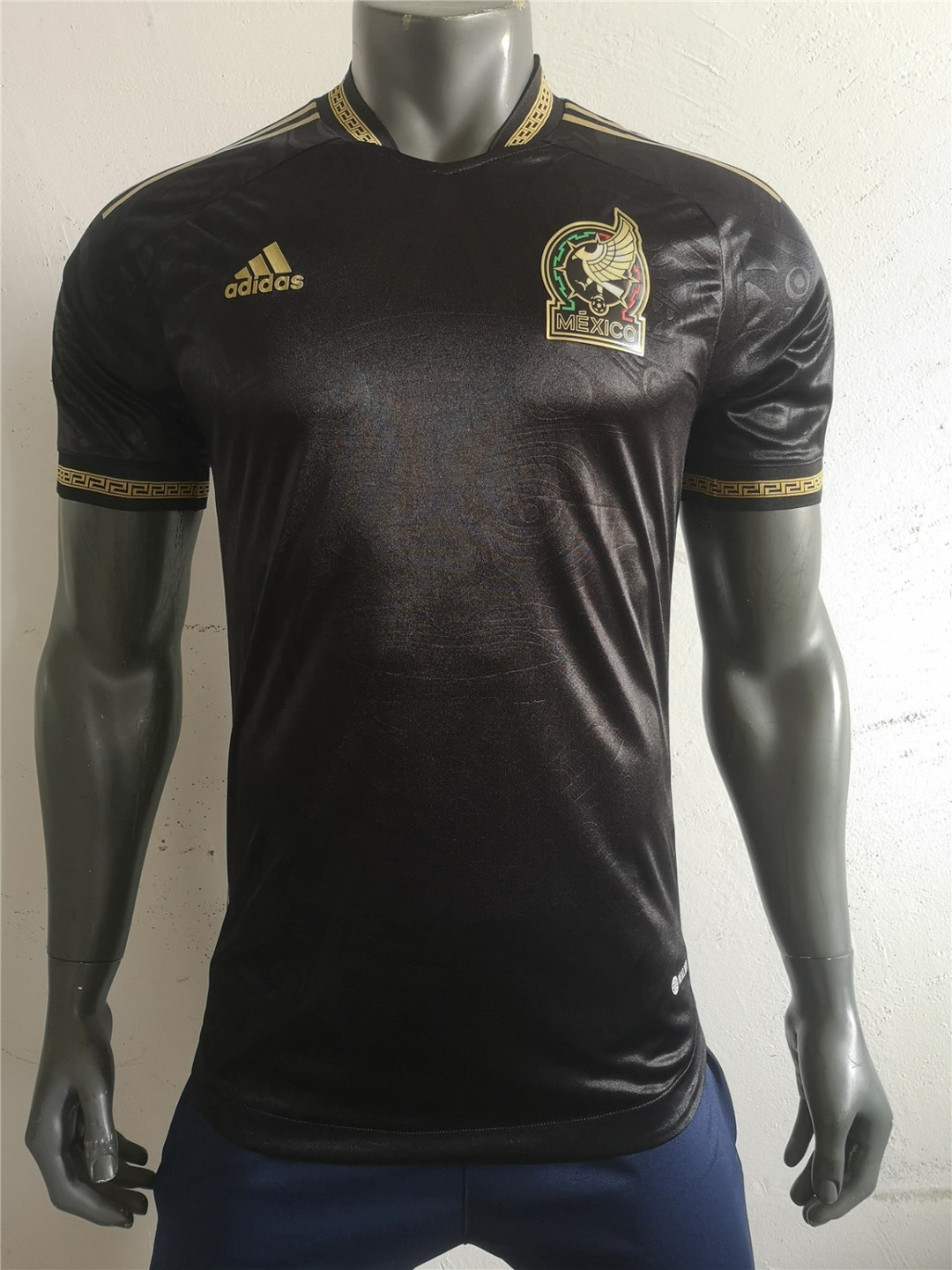 Mexico Soccer Jersey Replica Special Edition Black Mens 2022 (Match)