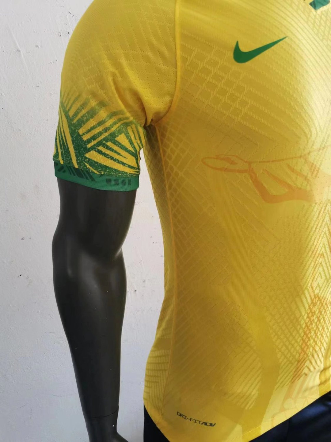 Brazil Soccer Jersey Replica Special Edition Yellow Mens 2022 (Match)