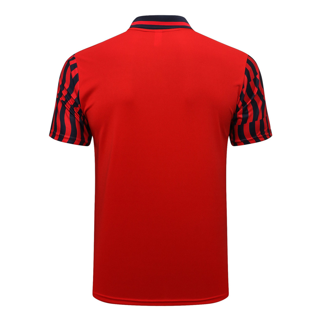 Bayern Munich Soccer Polo Jersey Replica Red Mens 2022/23
