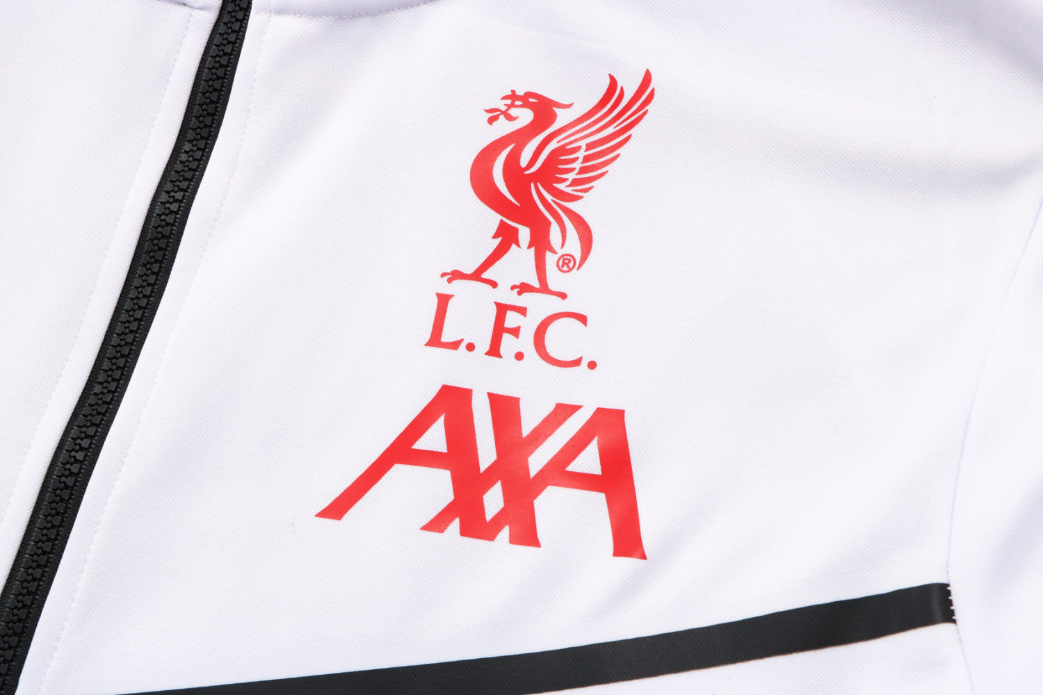 Liverpool Soccer Training Suit Jacket + Pants Hoodie White Mens 2022/23