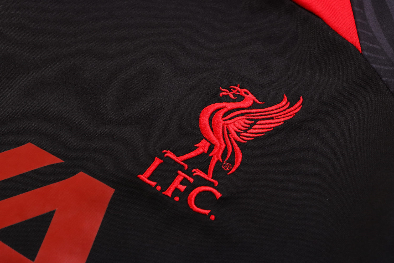 Liverpool 2022-23 Black Soccer Jersey + Short Replica Mens
