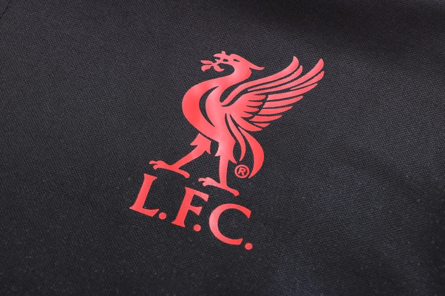 Liverpool 2022-23 Hoodie Black Soccer Training Suit Jacket + Pants Mens