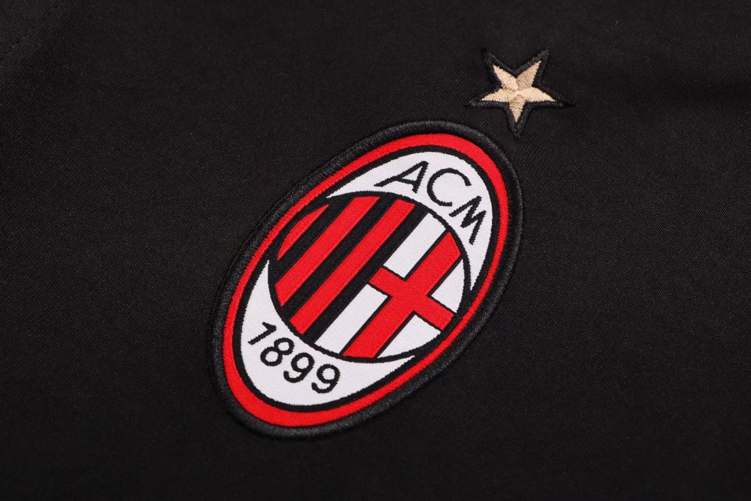 AC Milan Soccer Polo Jersey Replica Black Mens 2022/23