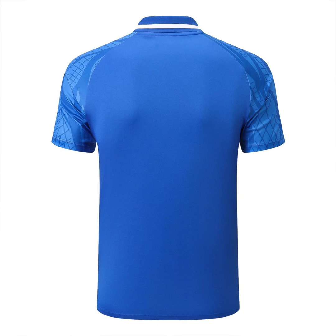 PSG Soccer Polo Jersey Replica Blue Mens 2022/23