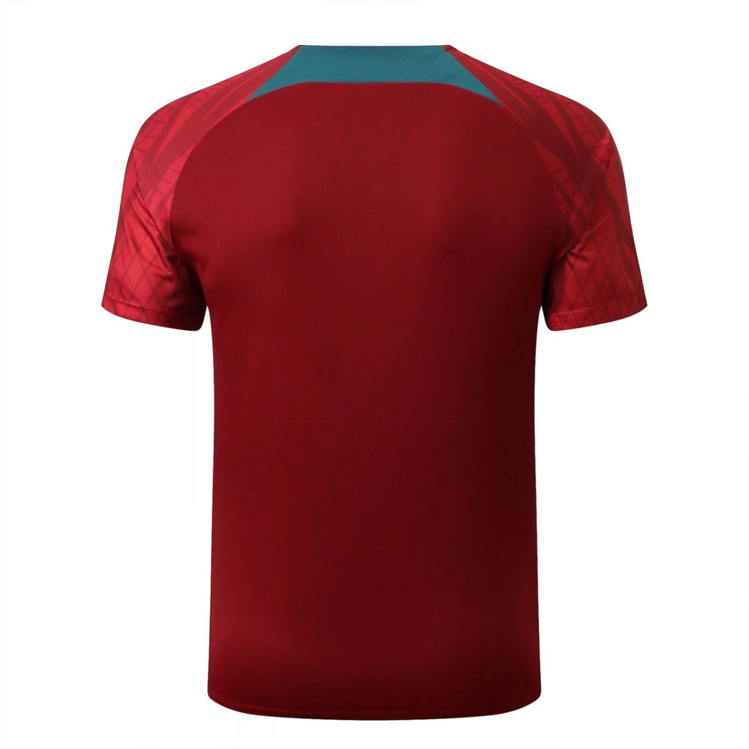 Portugal Soccer Training Jersey Replica  Red Mens 2022/23