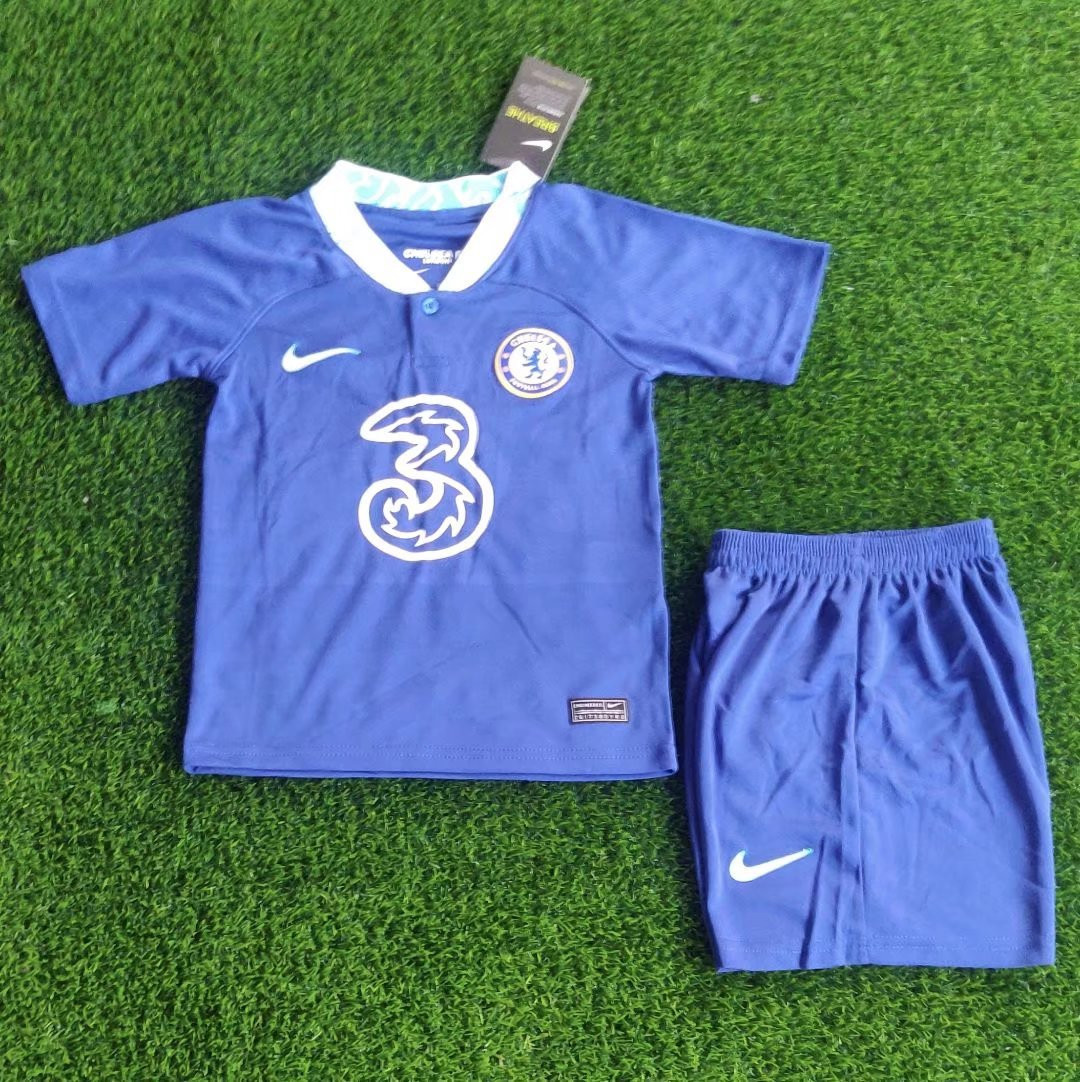 Chelsea Soccer Jersey + Short Replica Home Youth 2022/23