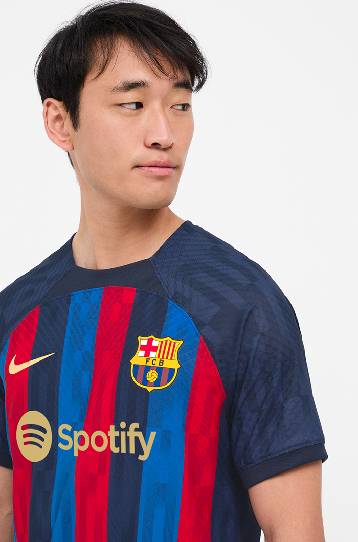 Barcelona Home Soccer Jersey Replica Mens 2022/23 (Player Version)
