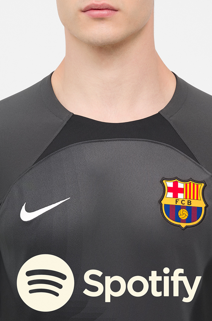 Barcelona Goalkeeper Black Soccer Jersey Replica Mens 2022/23 (Long Sleeve)