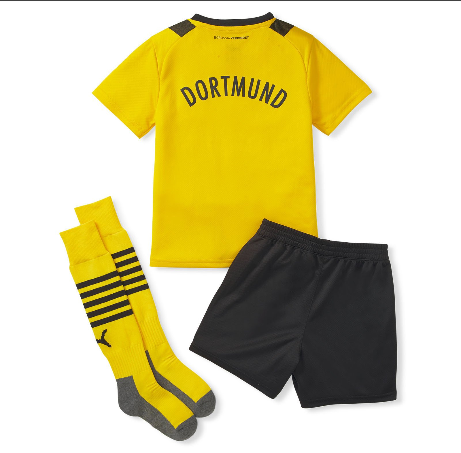Borussia Dortmund Home Soccer Jersey + Short + Socks Replica Youth 2022/23