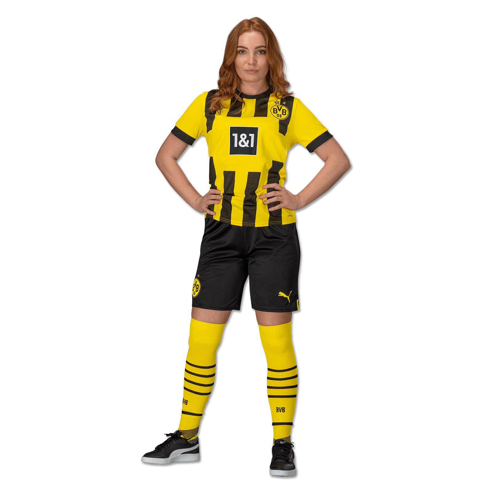 Borussia Dortmund Home Soccer Short Mens 2022/23