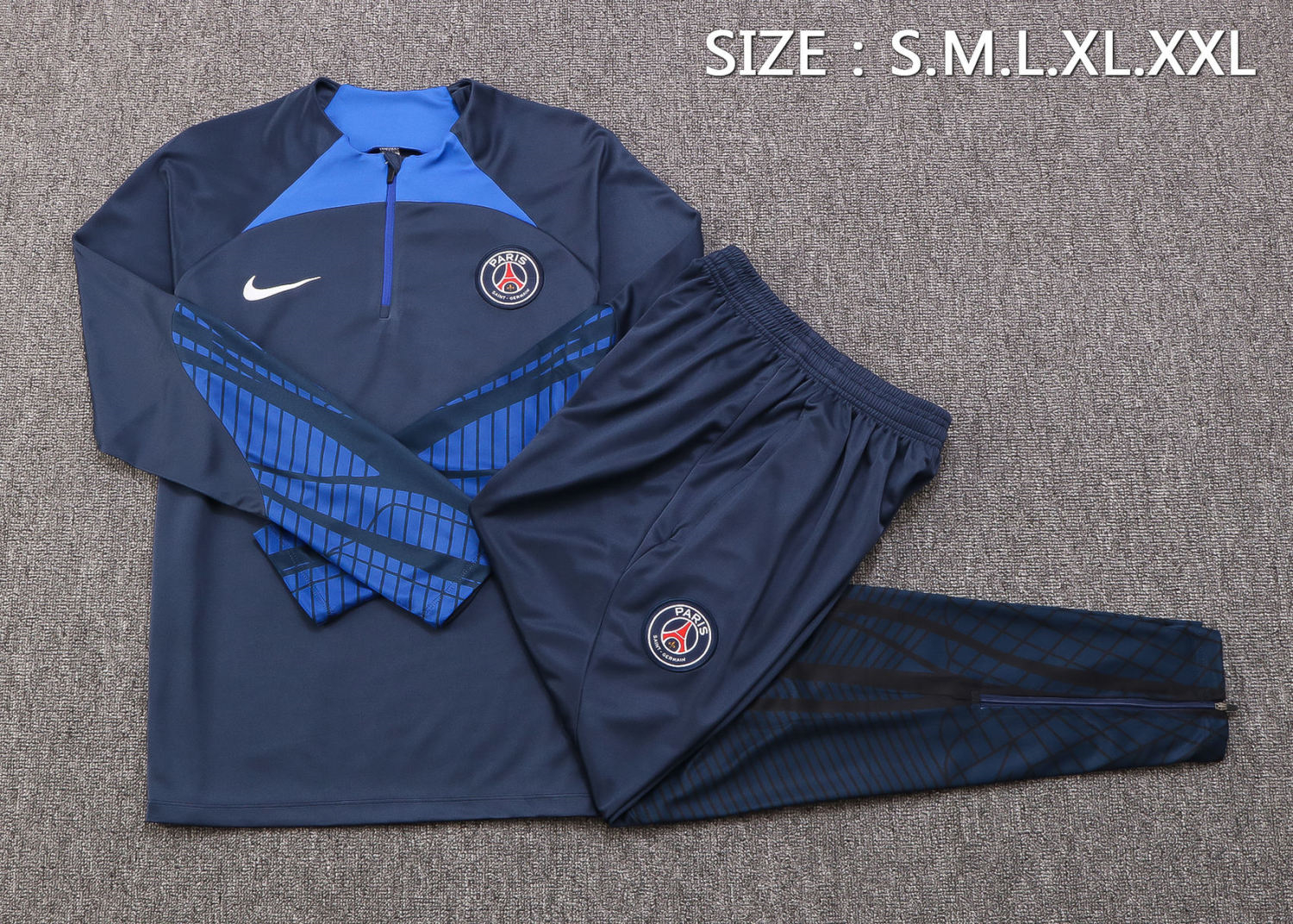 PSG Royal Soccer Training Suit Replica Mens 2022/23