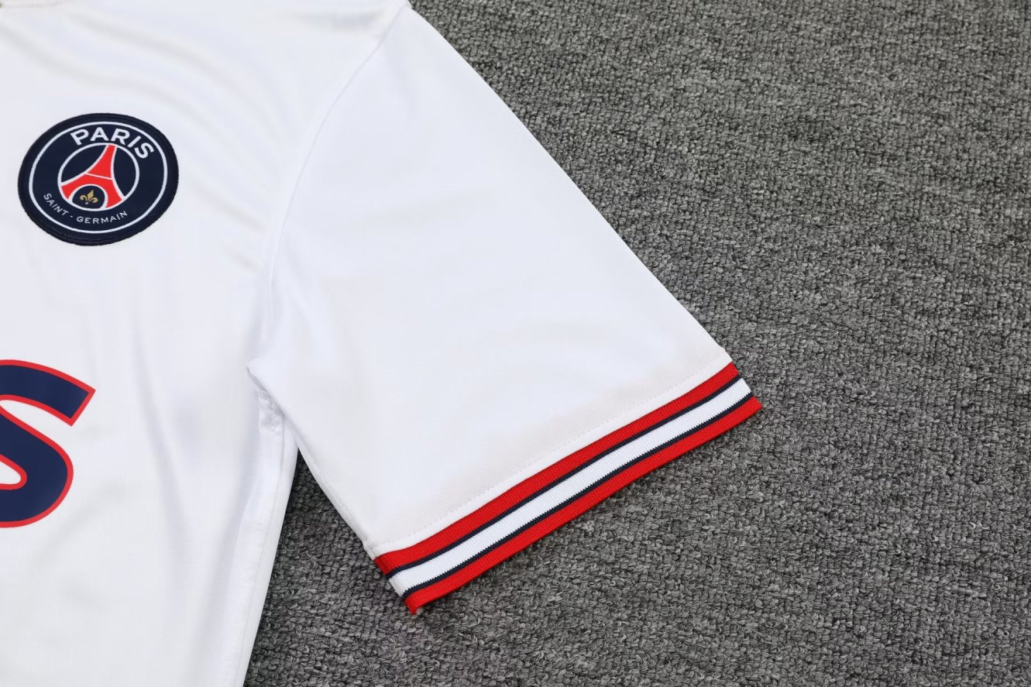 PSG x Jordan Soccer Jersey + Short Replica White 2022/23 Mens