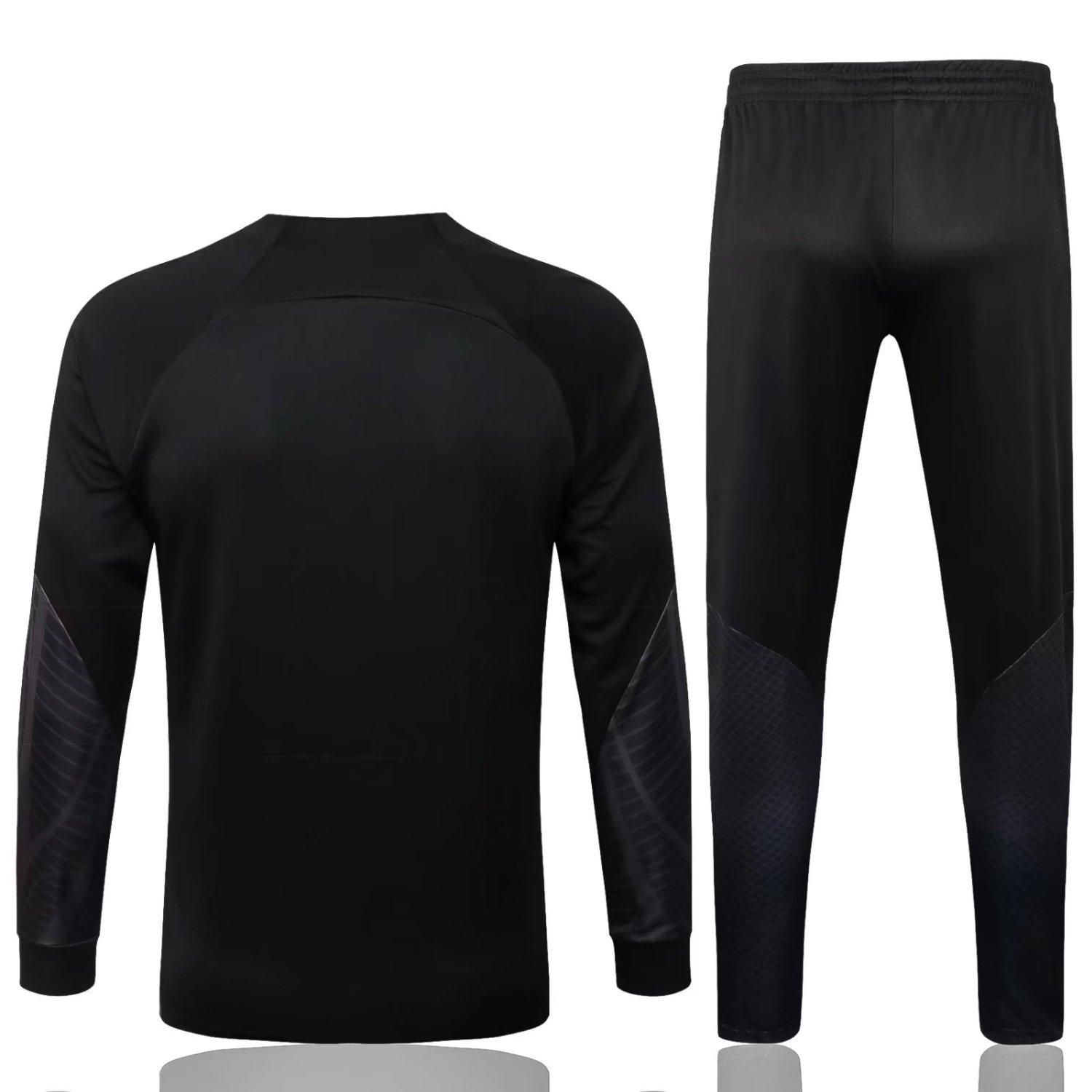 Korea Soccer Training Suit Jacket + Pants Black 2022/23 Mens
