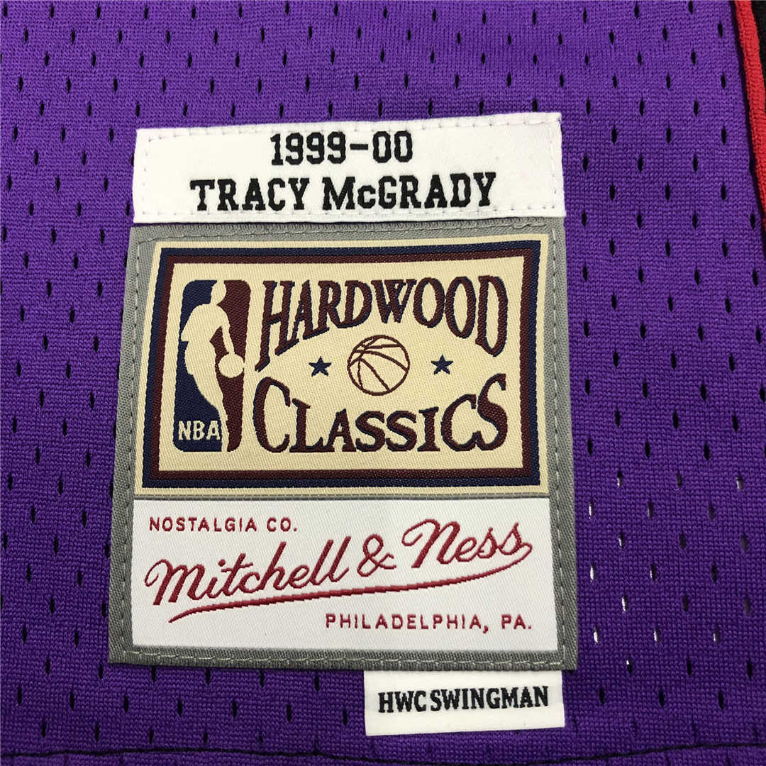 Toronto Raptors Swingman Jersey Purple 1999/00 Mens (Mitchell & Ness Dell Curry Hardwood Classics)