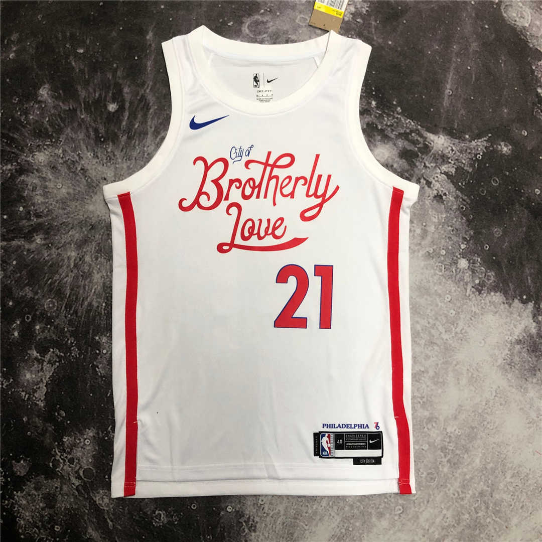 Philadelphia 76ers Swingman Jersey White 2022/23 Mens (City Edition)
