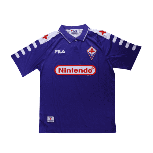 Fiorentina Soccer Jersey Replica Home 1998/99 Mens (Retro RUI COSTA #10)