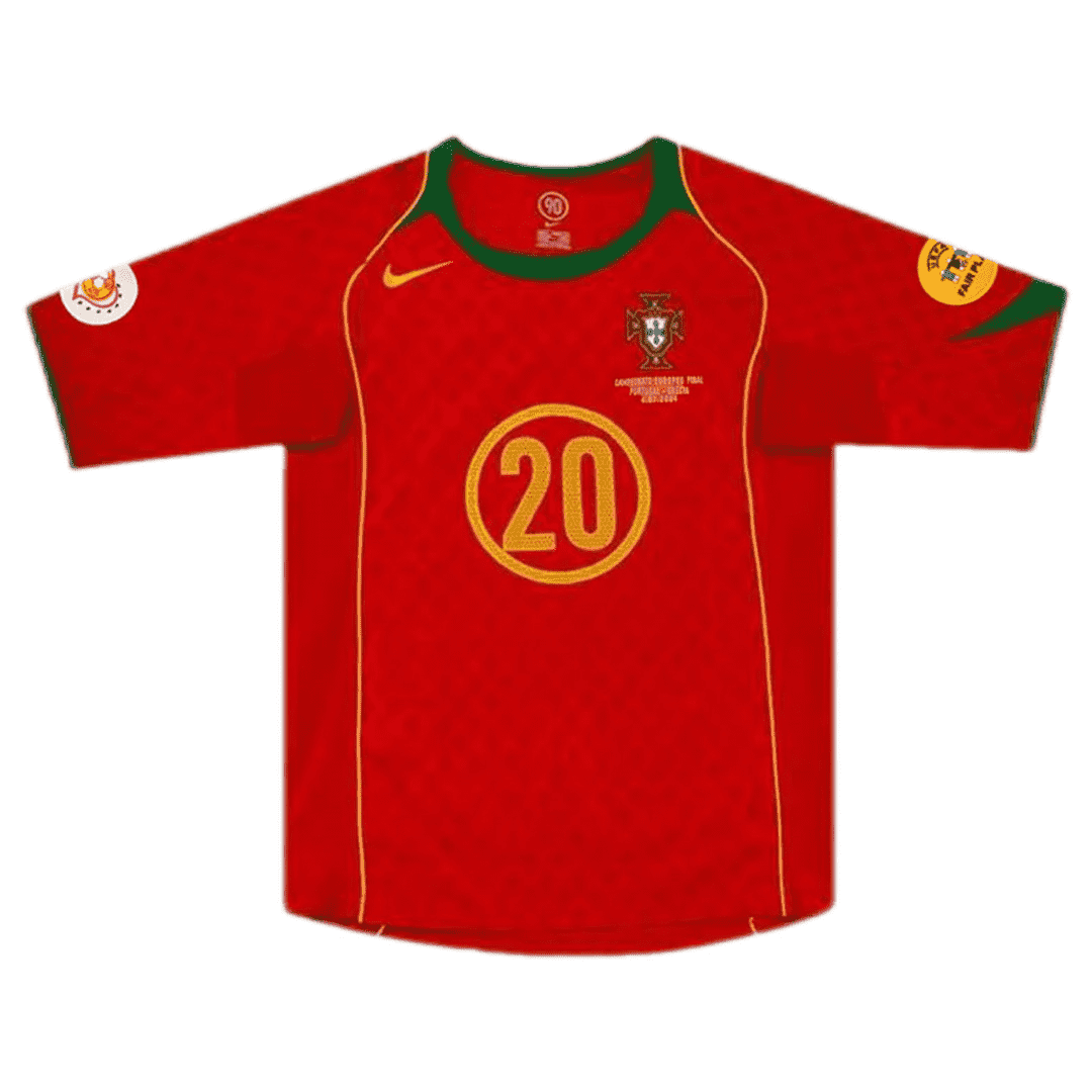 Portugal Soccer Jersey Replica Home 2004 Mens (Retro Deco #20)